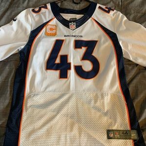 TJ Ward captain jersey Denver Broncos